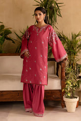 BATIK - 2PC DHANAK EMBROIDERED SHIRT AND EMBROIDERED TROUSER - HZG2376